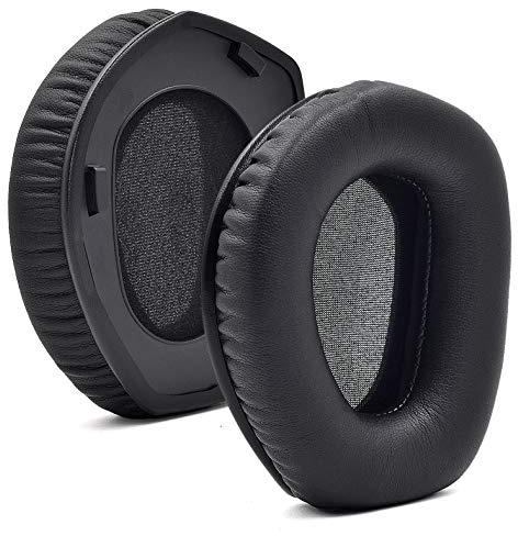 Defean Protein Leather Earpads for Sennheiser RS175/RS185/RS195/RS165 | Also for Sennheiser HDR175/HDR185/HDR195/HDR165/TR175 Headphones ,Upgrade Quality Replacement Ear Cushion Added Thicknes