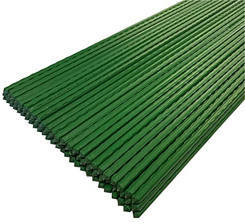 Selections Garden Plant Support Sticks Stakes Plastic Coated Metal 60cm high - Pack of 80