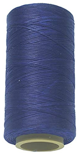 Anawakia 260 m Wachsfaden Nähgarn Allesnäher Gewachst Ledergarn Wachsband Thread Cord Ledergarn Nähen Handwerk Sattlergarn Zwirn Ø 0.8 mm (Navy blau)