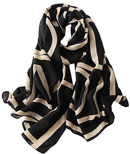 KOOYOL Sciarpa Donna Elegante Leggera Morbida a Stola Rettangolare Leggero Multiuso Stole Protezione Solare Quattro Stagioni