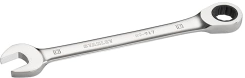 Llave de carraca plana 17mm marca STANLEY