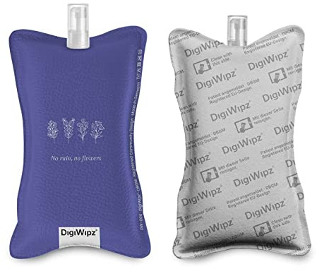 DigiWipz® L'ingénieux nettoyant d'écran 2 en 1 (pas de pluie, pas de fleurs) – Nettoyant d'écran pour écrans et écrans tactiles – Éponge en microfibre avec pulvérisateur intégré
