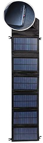 HARICSET 20W Flexible Solar Panel Solar Charging Board USB and 18V DC for Camping,Cell Phone,Tablet and 5-18V Devices – Compatible with Solar Generators Power Stations(Size:20W)
