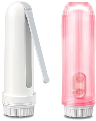 Bärbar bidé resebidéspruta elektrisk handhållen bidé, Ipx6 vattentät, med 2 tryckalternativ, för personlig hygien-rengöring, rosa
