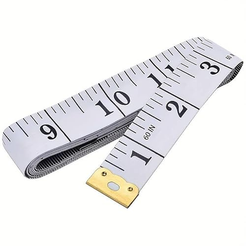 iShop Measuring Tape 150cm – Centimetre and Inch Double Sided Fabric Measuring Tape – Multipurpose Body Tape Measure – Flexible Fiber Glass Sewing Tape for Tailors, Dressmaking, Body Measuring