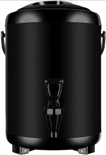 ZMIN Kettles Kommerzieller Kaffeeurnen-Warmwassertopf, Wasser-/Getränkespender zum Warm-/Kalthalten, Wasserkocher und Getränkewärmer für Buffet,B,8L