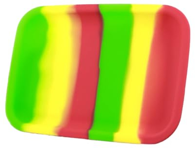 Vassoio per rollare in Silicone Premium: Grande, con Bordi Arrotondati e tecnologia SureGrip, Ideale per Gli Accessori - 20 cm x 15 cm (Etiopia)
