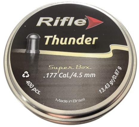 Rifle Field Thunder .177/4.50mm Airgun Pellets (Qty 400) L1072
