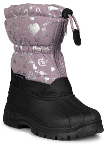 Trespass Unisex Kids SnowBoot Waterproof with Sherpa Lining Bora