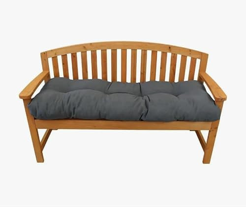 REINO MANSIDI Cojín para Banco de jardín, 120 cm x 50 cm (Gris)