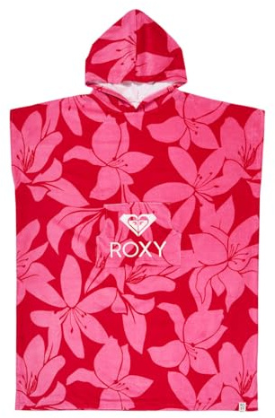 Roxy Poncho de Plage Stay Magical Printed Unisexe Rouge One Size