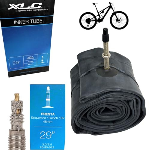 F26 MTB Fahrradschlauch 3,5 Zoll, SV 48 mm, für E-Bike | Plus-Bike Ersatzschlauch mit französischem Ventil für Freeride, Dirt und Downhill