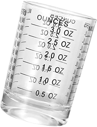 CONGARTENO Tasse De Mesure Café Verre Doseur Lait Récipient à Lait Pour Préparation Et Torréfaction Résistant Aux Températures Chaudes Et Froides