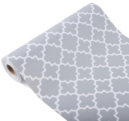 Shelf Liners for Kitchen Cabinets 18 Inch Wide X 20 Ft Non Adhesive Cabinet Drawer Liner Non Slip Waterproof Shelves Mat for Refrigerator Closet Cupboard Pantry Kitchen Bathroom