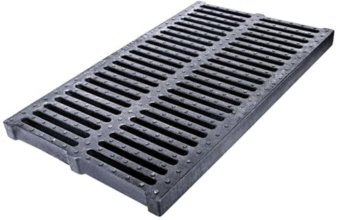 Tombino Carrabile, Pozzetto Giardino Esterno da, Griglia canaletta per canaletta scolo acqua piovana canale drenaggio griglia grondaia per scarico terrazzo(25CM/9.8IN)