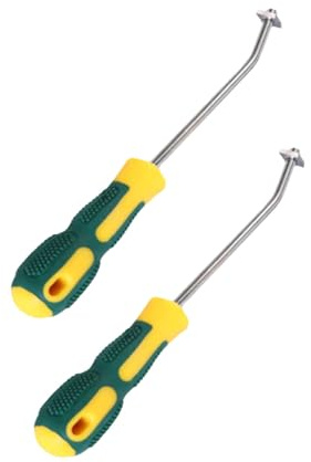 DOITOOL 2 piezas Herramientas para Abrir Juntas de Azulejos Removedor de Lechada Resistente Limpiador de Ranuras Ergonómico para Suelos y Superficies Duras
