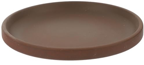 Angoily Sottovaso per Piante in Ceramica Rotondo 12,5 Cm Resistente per Vasi da Interno ed Esterno Antigoccia Base per Vaso di Fiori