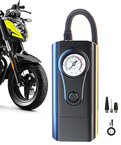 Akku-Luftpumpe,Kleine Fahrradpumpe Universelle elektrische Luftpumpe - Autoreifen Akku-Luftpumpe Autoschnelle Luftreifenpumpe für Autos, Motorräder, Fahrräder, Bälle