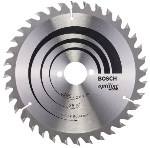 Bosch Professional 2608640616 Kreissägeblätter, Ø 190 mm, Grau