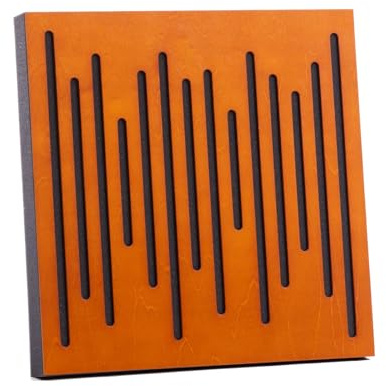 Bluetone Acoustics WaveFuser Wood - akustikpaneler av naturligt trä - akustisk diffusor - akustiskt skum 50x50x5cm