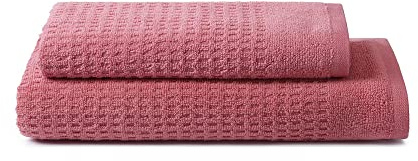 SWEET HOME - Asciugamani Bagno Viso e Bidet in Spugna di Puro Cotone 100% Certificato OEKO-TEX Zero Twist, Set con Asciugamano Bagno 50x100 e 40x50 Morbido e Assorbente anche come Asciugamano Palestra