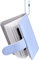 HIYQIN Mini Album Fotografico con 32 Tasche per Fuji Instax Instant Film (54 x 86 mm), Instax Mini 12 70 7s 8 9 11 25 90 EVO Album Fotografico con Portachiavi - Blu