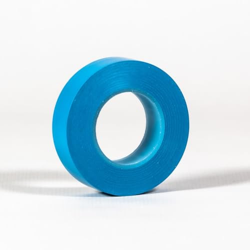 PRENDELUZ Cinta aislante azul 20m de longitud x 19mm de ancho aislamiento eléctrico seguro y duradero