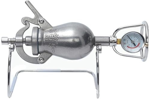 Popcorn Poppers High Pressure Popcorn Maker Hand Popcorn Chinese Traditional Old-Fashioned Pop Corn Stainless Steel Mini Cannon Food Amplifier(368ml)