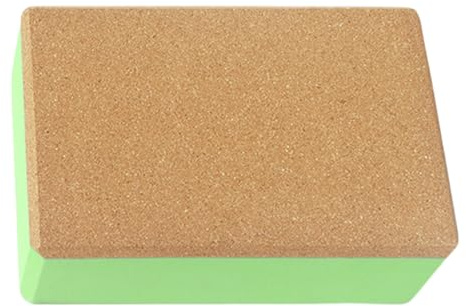 Kork Yoga Block - Langlebiger EVA -Schaumblock | Eva Foam Mit Hoher Dichte Hochdichte Und Umweltfreundliches Yoga-Zubehör Für Unterstützung, Gleichgewicht, Stretching & Pilates-Praxis