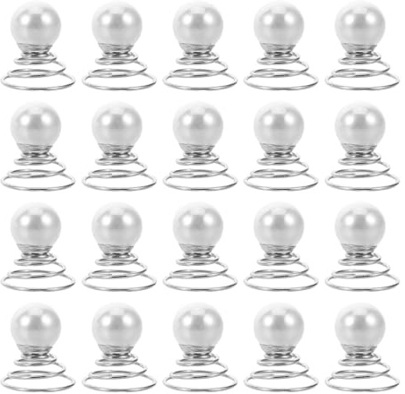 TOYANDONA 36pcs Bridal Spiral Hair Pins with Single Faux Pearl, Corkscrew Bobby Pins for Wedding Updo, Prom and Party Hair Accessories for Women and