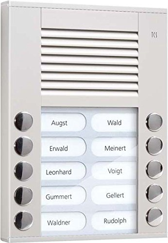 TCS Tür Control Stazione audio esterna a 2 file PES10-EN/04