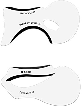 Kit de pochoirs pour smokey eye/cat eye Pour un trait d'eyeliner parfait à chaque fois Rapide et sans effort
