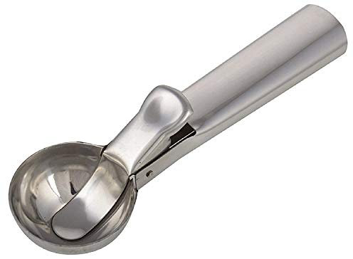 sakoraware Cuchara para servir helado de acero inoxidable, tamaño grande, multifuncional, plata, 1 pieza 'Others', color plateado