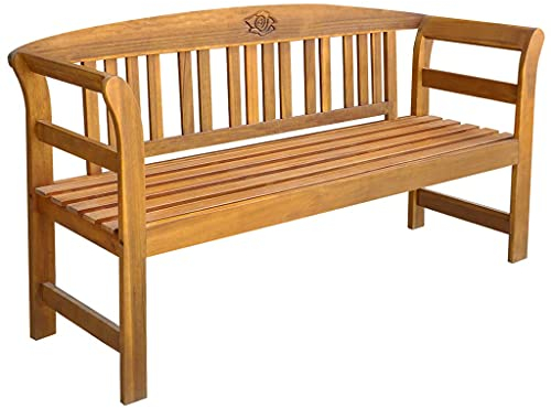 vidaXL Akazienholz Massiv Gartenbank 157cm Holzbank Parkbank Sitzbank Bank