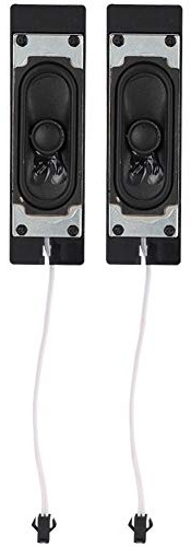 2 Altoparlanti 8 Ohm, 10 Watt, Altoparlante, subwoofer, con Collegamento Via Cavo, per LCD/TV/pubblicità/Lettore, Nero