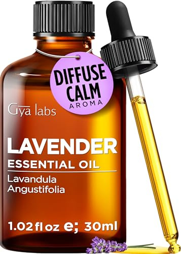 Gya Labs Ätherisches Lavendelöl für Diffusor - 100% Reines Natürliches Lavendelöl für Haut & Haare - Süßer Kräuterduft (30 ml)