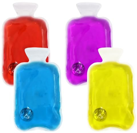Wiederverwendbarer Handwärmer Wärmekissen - Taschenwärmer zum Kochen und Klicken, Beutel-Gel-Handwärmer in 4 Farben