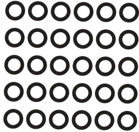 TOPPERFUN 100stücke Gummidichtungen Für Gasadapter Und Sanitärinstallationen Nitrilkautschuk Dichtungsringe Für Dusche Und Wasserhahn Langlebig Und Flexibel