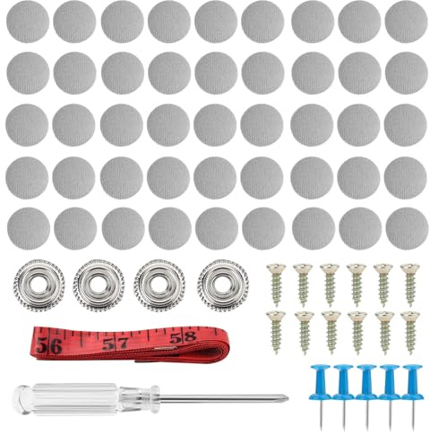 Kit de réparation de 202 pièces pour garniture de toit de voiture, épingles de réparation de tissu de plafond de voiture avec outil et pince, rivets à pression pour toit automatique pour boucle de