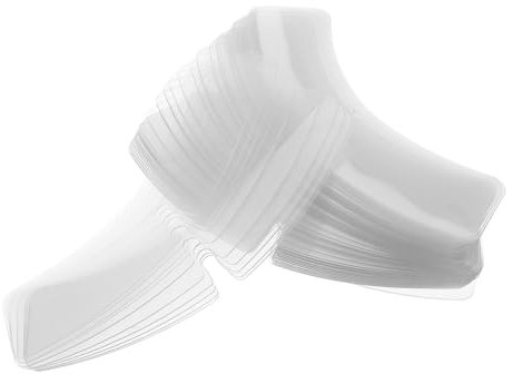 Garneck 100stücke Teiliges Kunststoff Kragenstützen Für Herrenhemden Transparente Kragenecken Hemdhalter Langlebige Und Praktische Kragenfixierer Für Stabilen Hemdkragenhalt