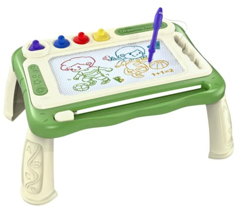 Tgxlak Magnetic Drawing Board, Erasable Doodle Pad for Kids, Boy Toys for Toddlers, Doodle Board Pad Learning and Educational Game for 3 4 5 6 7 8 Year Old Baby Kids Birthday Gift（Green）