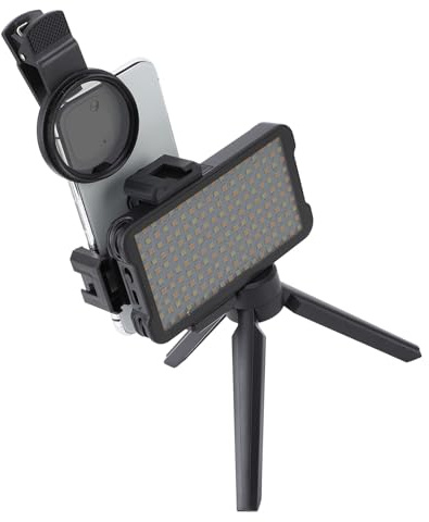 Luz de Tatuaje con Iluminación de Fotografía de Soporte, Equipos y Suministros de Tatuaje, Reducción de la Luz Reflejada, Lente Polarizada CPL con Luz de Relleno de Clip, para Arte