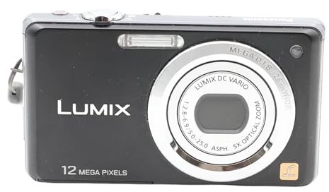Panasonic LUMIX DMC-FS10 Digital Camera 12 Megapixels 5x Optical Zoom, 6.86 cm display, image stabiliser) (Renewed)