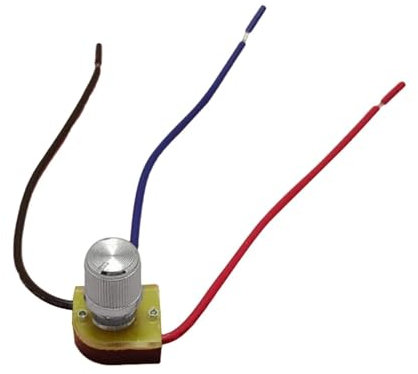 Rotary Button Dimmer Switch Replacement 2 Circuit 3 Way Electrical Rotary Switch With Removable Knob Switch