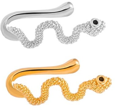 Healeved Bijoux De Nez Non Percé Anneaux De Nez Clips Faux Piercing Confortables Et Pour Usage