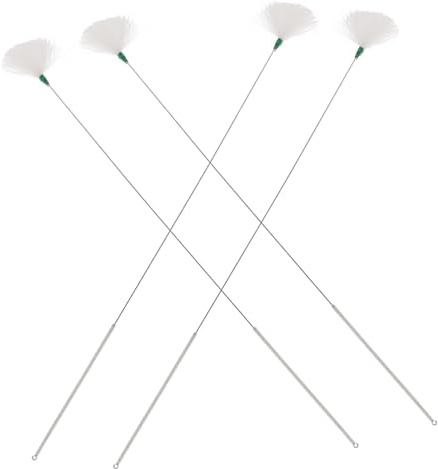 Anneome 4 St Öronrensare med Roterande Spiral Halkfri Design Slät Yta för Torrt Oljigt Öronvax Professionellt Öronrengöringsverktyg för Bekväm Användning Slumpmässig Färg
