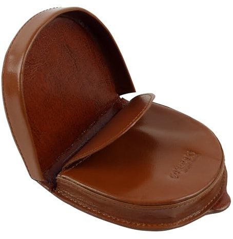 Mens Gents Leather Coin Tray by Golunski Purse Wallet 2 Colours Tan