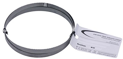 SMI Lame de scie à ruban bi-métal M42 - Dimensions : 1638 x 13 x 0,65 mm - 10/14 dents par pouce - Pour Optimum, Epple, Holzmann, Bernardo