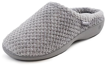 Isotoner Ladies Popcorn Terry Mule Slipper