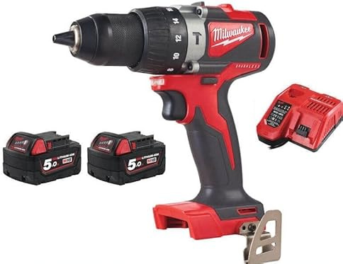 Milwaukee Schlagbohrmaschine 18 Volt 5,0Ah Brushless Koffer HeavyDuty